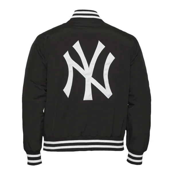 Chaqueta Bomber New York Yankees MLB en Negro vista trasera