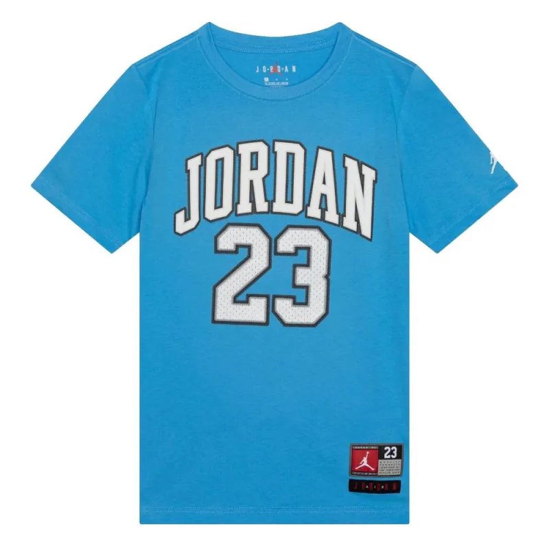 Camiseta Air Jordan JDB Practice Junior azul frontal