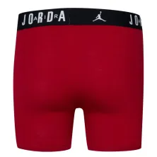 Pack calzoncillos boxer Jordan tres colores rojo trasera