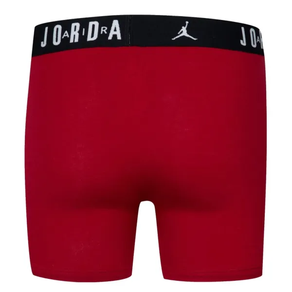 Pack calzoncillos boxer Jordan tres colores rojo trasera