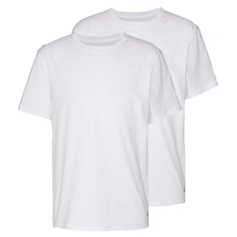 Pack 2 Camisetas Jordan Flight Cotton Underwear Blancas