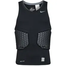 Camiseta compresiva de Proteccion Nike Pro Combat negra