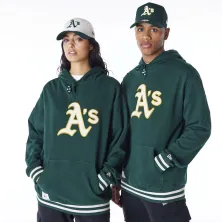 Sudadera Oakland Athletics MLB Rib Infill Oversized color verde 3