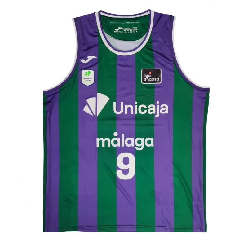 Camiseta replica Alberto Diaz Unicaja Malaga Liga Endesa