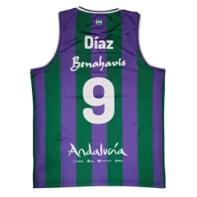 Camiseta replica Alberto Diaz Unicaja Malaga Liga Endesa trasera