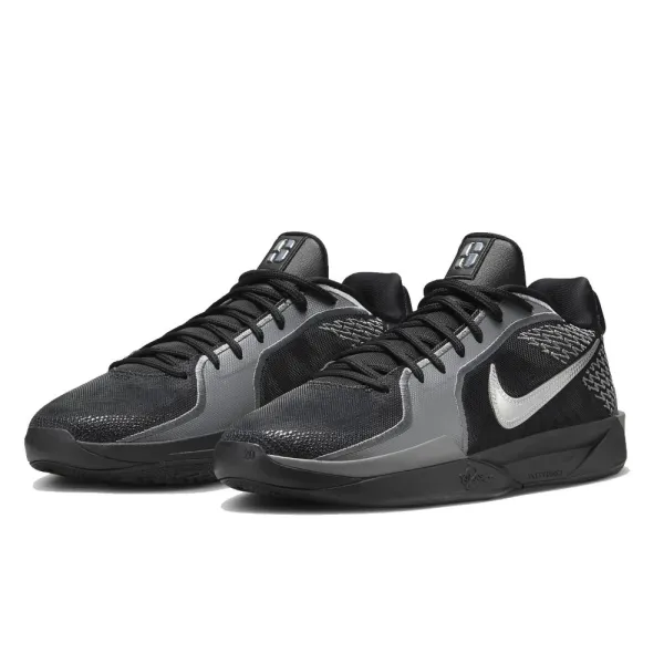 Zapatillas de baloncesto Nike Sabrina 2 Mirrored negras vista frontal