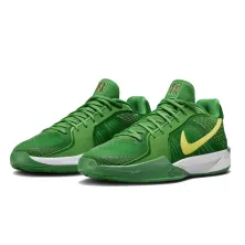 Zapatillas de baloncesto Nike Sabrina 2 Retroed verdes frontal