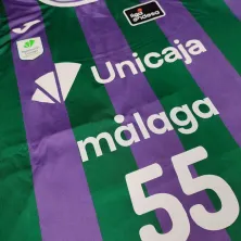 Camiseta Kendrick Perry primera equipación Unicaja Malaga de Joma, detalle