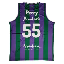 Camiseta Kendrick Perry primera equipación Unicaja Malaga de Joma trasera