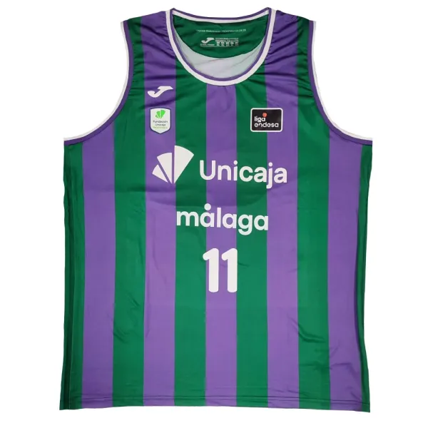 Camiseta Tyson Carter primera equipación Unicaja Malaga de Joma