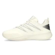 Zapatillas baloncesto Adidas Dame Certified 3 blancas para niño lateral