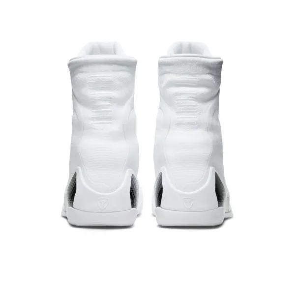 Zapatillas Nike Kobe 9 Elite Protro High Halo en blanco trasera