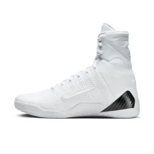 Zapatillas Nike Kobe 9 Elite Protro High Halo en blanco lateral