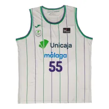 Camiseta Kendrick Perry baloncesto Unicaja Malaga, blanca