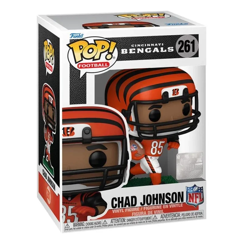 Funko Pop Chad Johnson con Cincinnati Bengals , caja