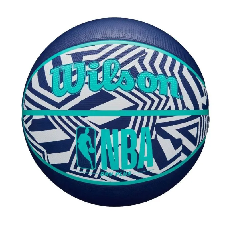 Balon Wilson NBA DRV Plus Dazzle Camo azul, frontal