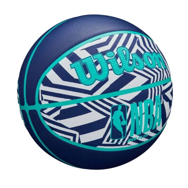 Balon Wilson NBA DRV Plus Dazzle Camo azul, lateral