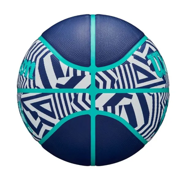 Balon Wilson NBA DRV Plus Dazzle Camo azul, lateral