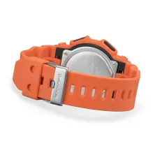 Reloj multifuncion Casio G-Shock GD-010-4ER en naranja vista correa