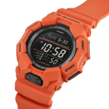 Reloj multifuncion Casio G-Shock GD-010-4ER en naranja vista frontal