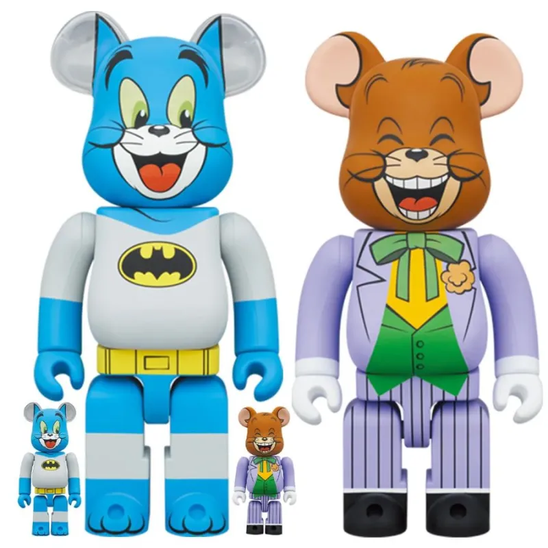 Set figuras Bearbrick Tom y Jerry Medicom Toys ,Batman y Joker