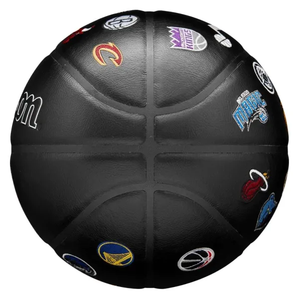 Balon Wilson NBA All Team Retro Premiere en negro vista lateral