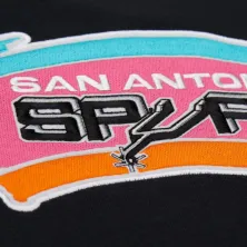 Sudadera San Antonio Spurs NBA Team Origins Vintage detalle bordado