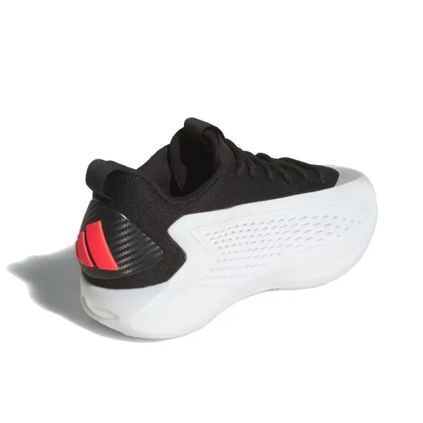 Zapatillas baloncesto Adidas Anthony Edwards 1 Junior Low blanca, talon