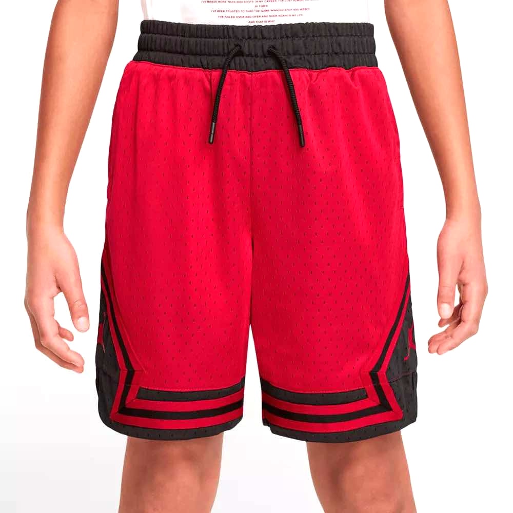 Short Jordan baloncesto Diamond Junior Rojo