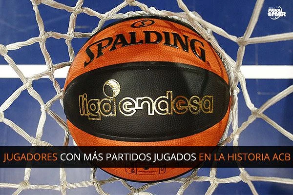 JUGADORES ACB CON MÁS PARTIDOS EN LA HISTORIA